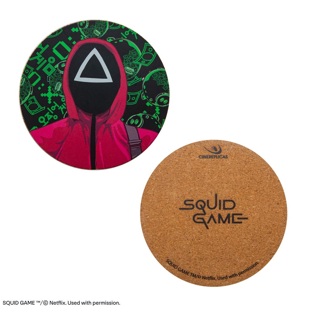 Squid Game pack 4 sous-verres