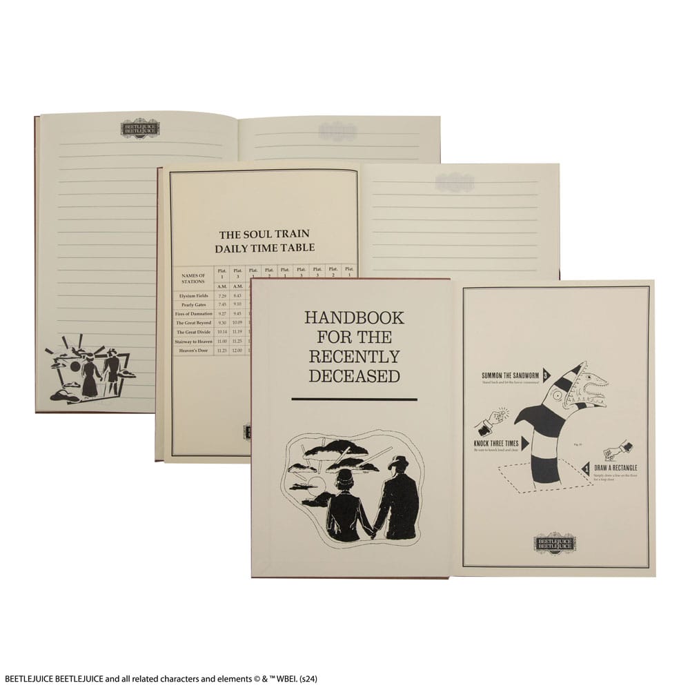 Beetlejuice carnet Handbook for the Recently Deceased