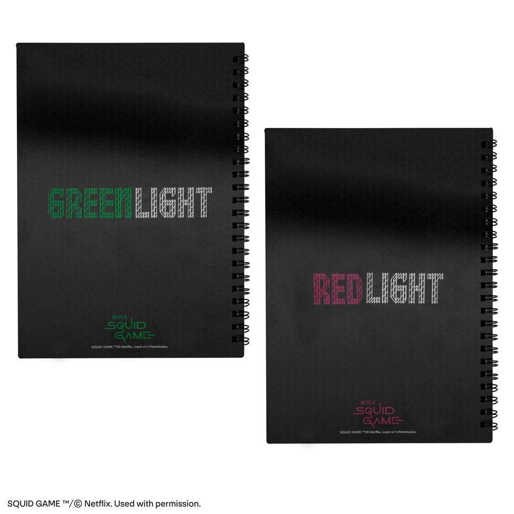 Squid Game carnet Red light, green light