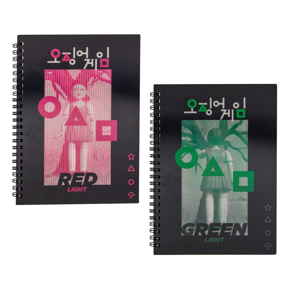 Squid Game carnet Red light, green light