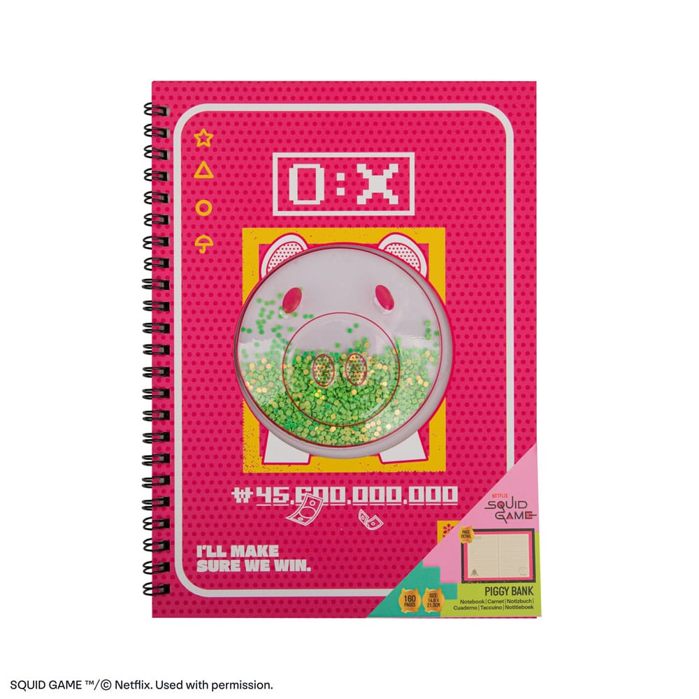 Squid Game carnet Piggy Bank