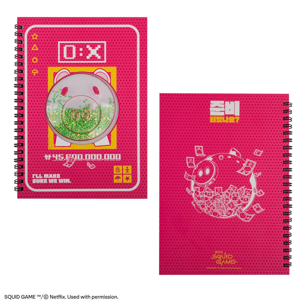 Squid Game carnet Piggy Bank