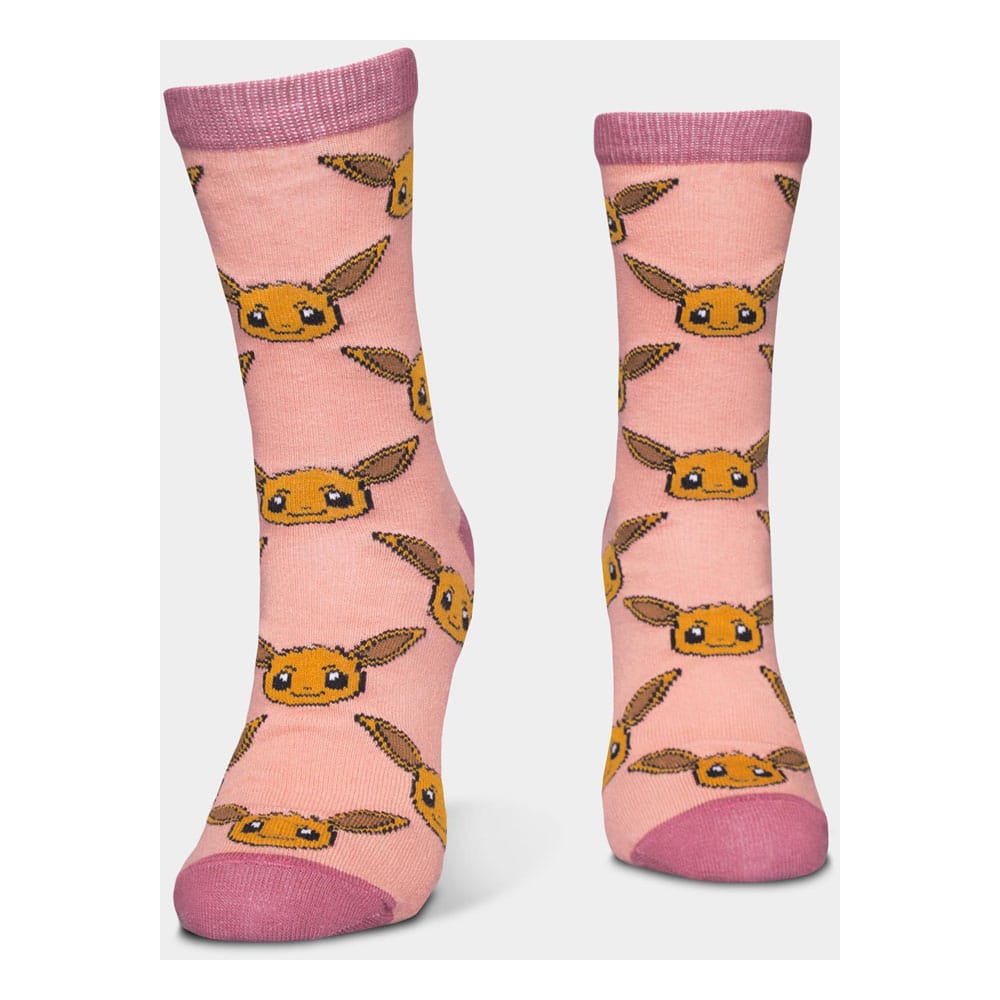Pokémon pack 3 paires de chaussettes Three Icons 35-38