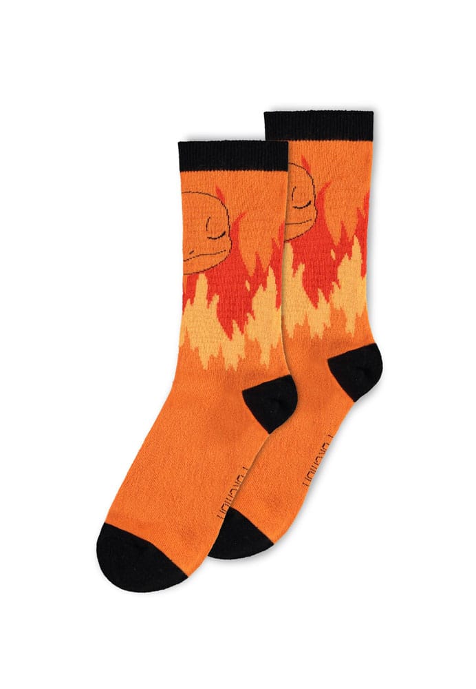 Pokémon pack 3 paires de chaussettes Pikachu, Charmander, Ectoplasma 43-46
