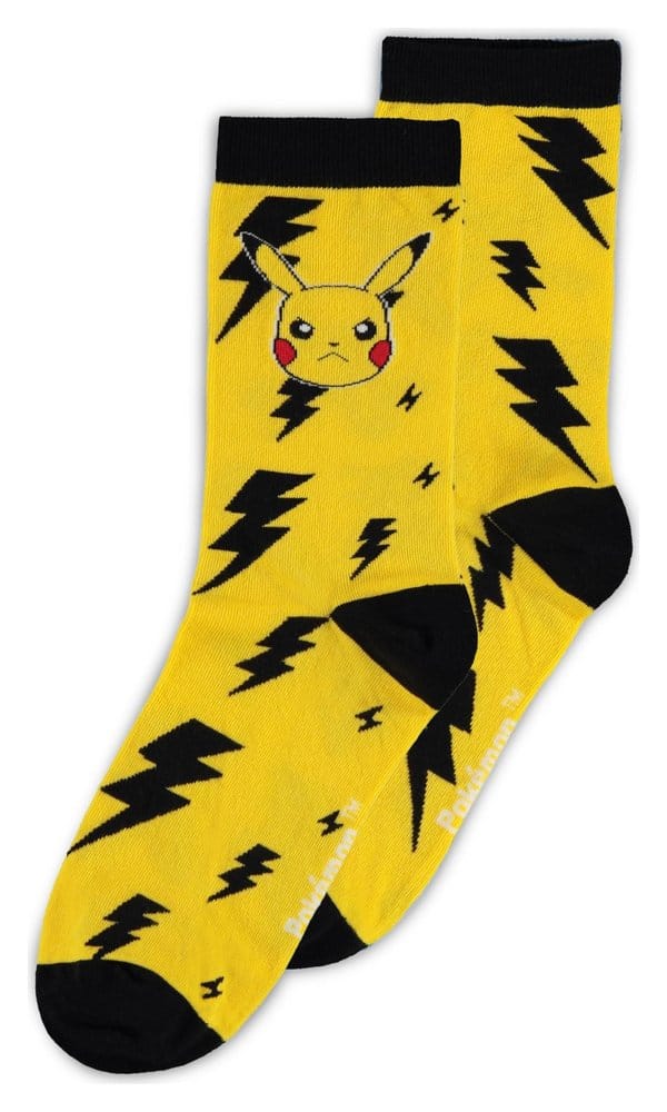 Pokémon pack 3 paires de chaussettes Crew 43-46