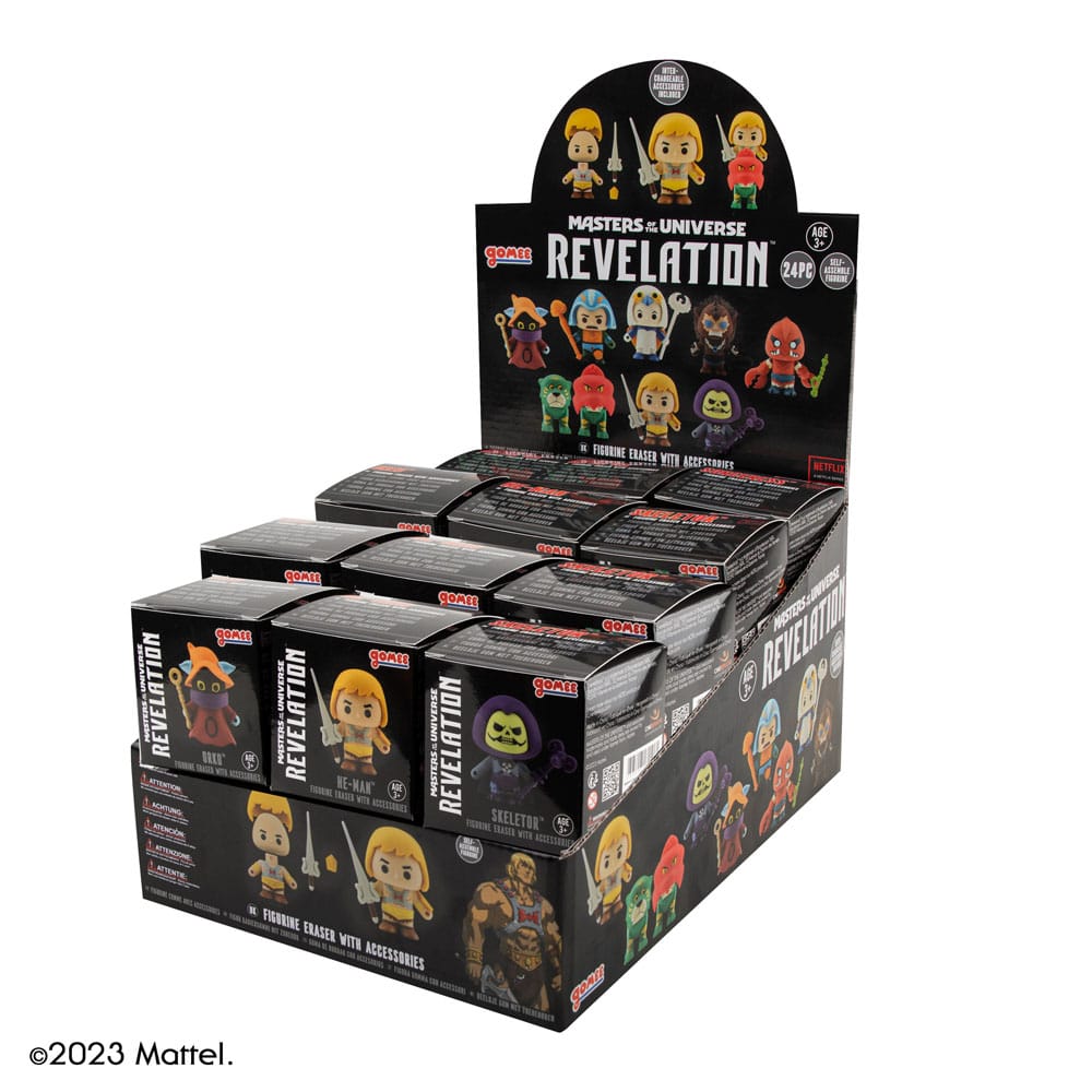 Masters of the Universe présentoir figurines / gommes Gomee Mystery (24)