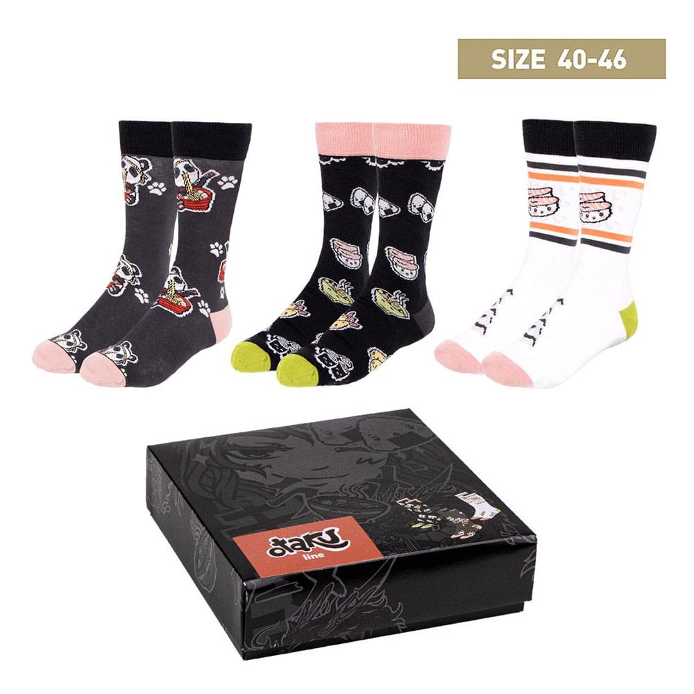 Pack 3 paires de chaussettes Otaku 40-46