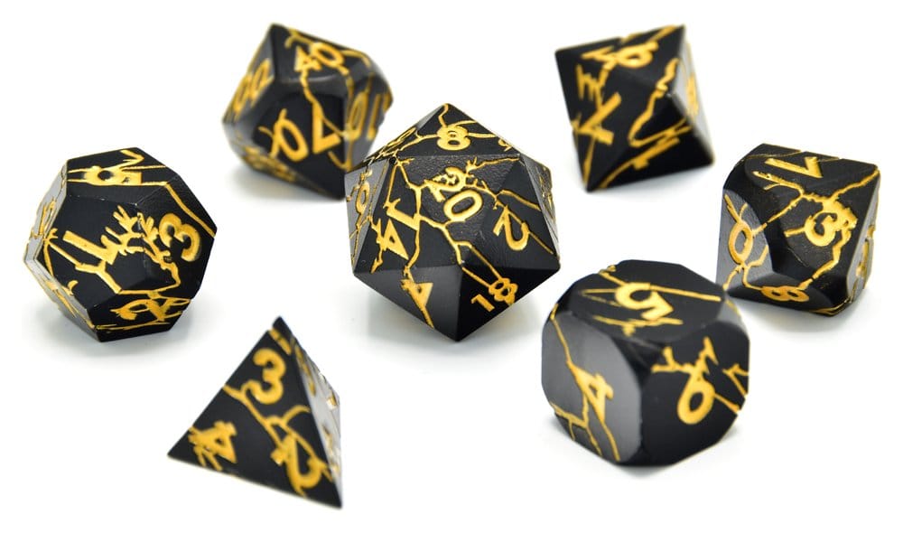 CritStones Metal pack dés Torn Mystic (7)