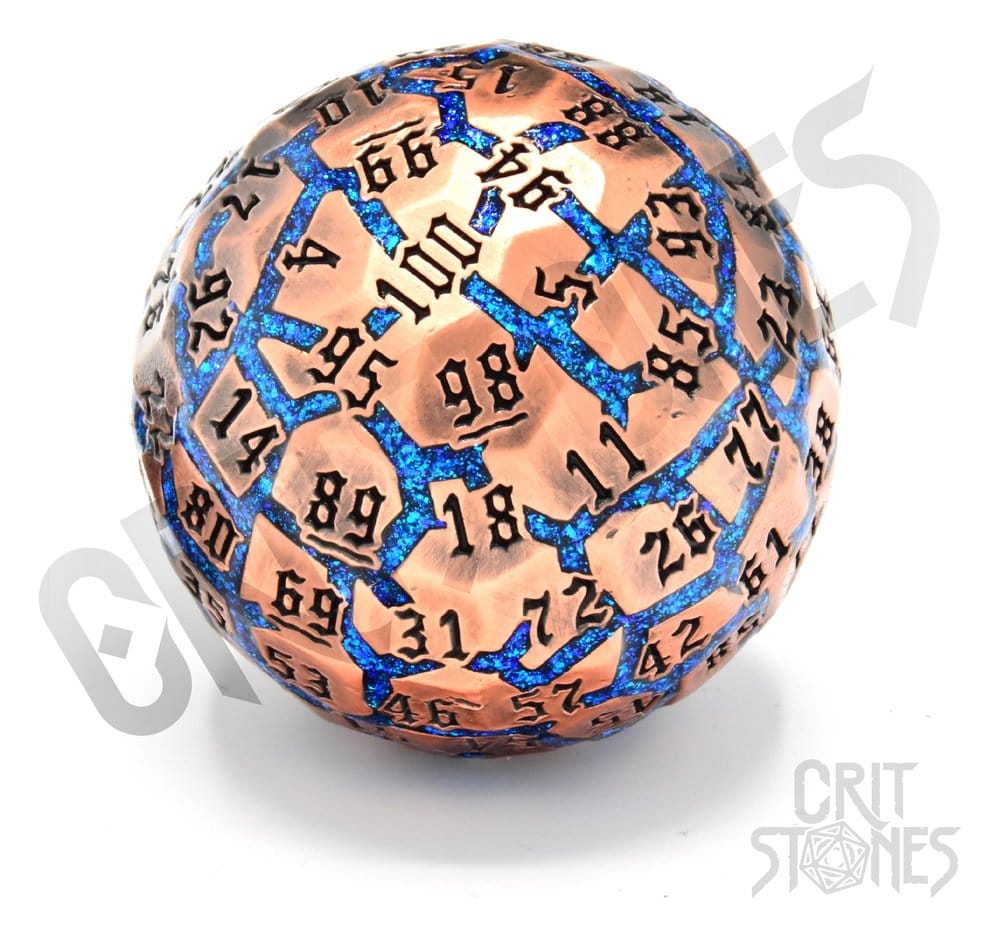 CritStones D100 dés Métal Hextech Orb