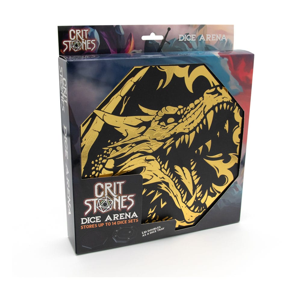 CritStones Arena Plateau à dés Black Dragon (Yellow Lid)