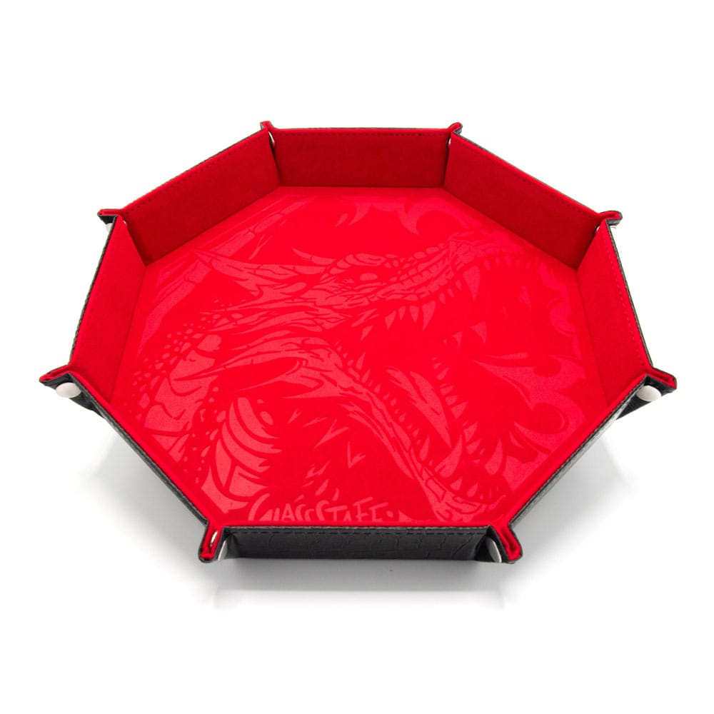 CritStones Plateau à dés pliant Dragon Skin XL Edition Red