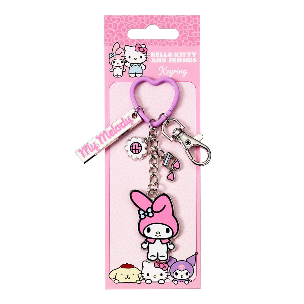 Hello Kitty porte-clés avec breloques My Melody 15 cm