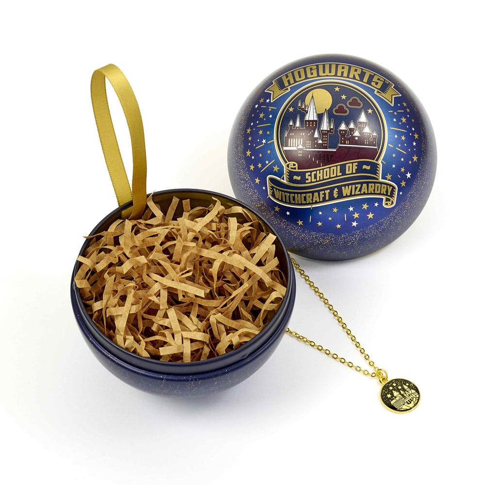 Harry Potter décoration sapin avec collier Hogwarts School of Witchcraft and Wizardry