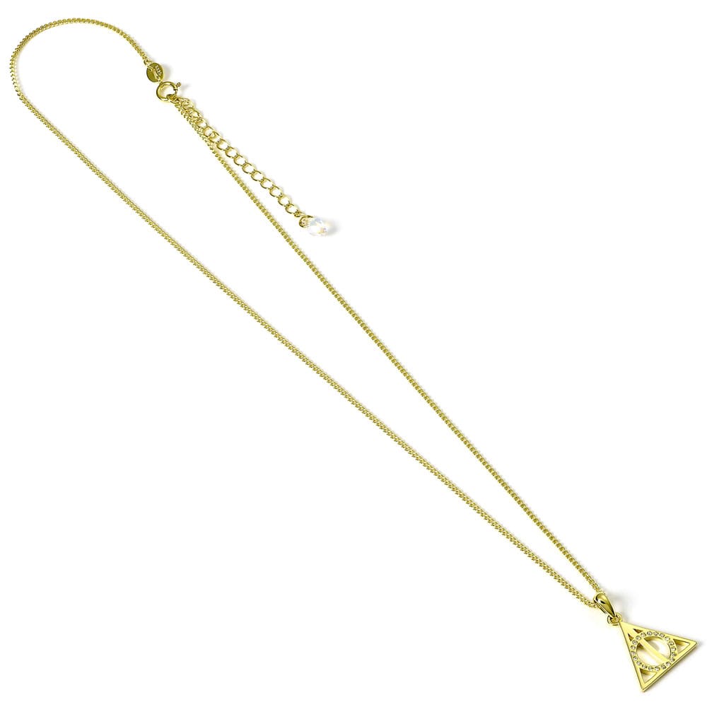 Harry Potter collier plaqué or Reliques de la Mort