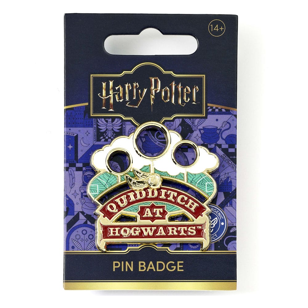 Harry Potter Badge à épingle Quidditch (Doré)