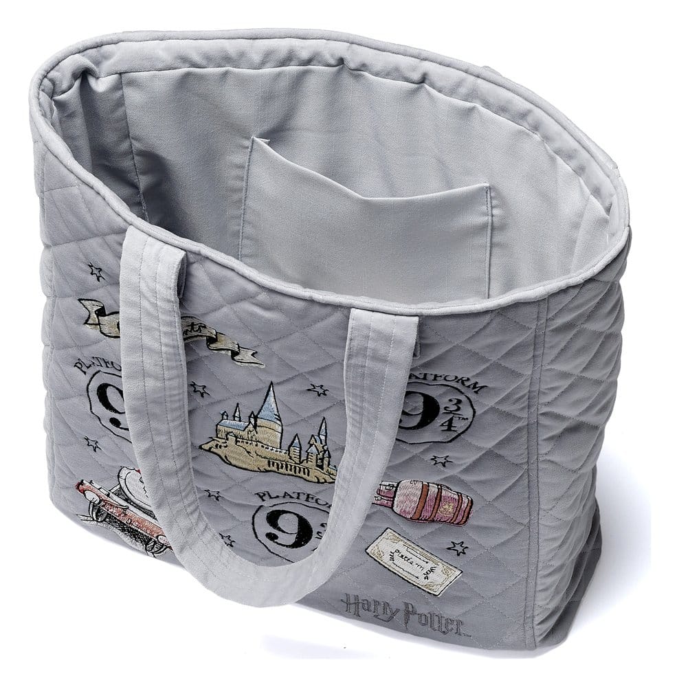 Harry Potter sac shopping Quai 9 3/4 en Velours Brodé