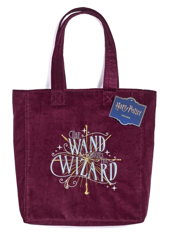 Harry Potter sac shopping La Baguette Choisit son Sorcier en Velours