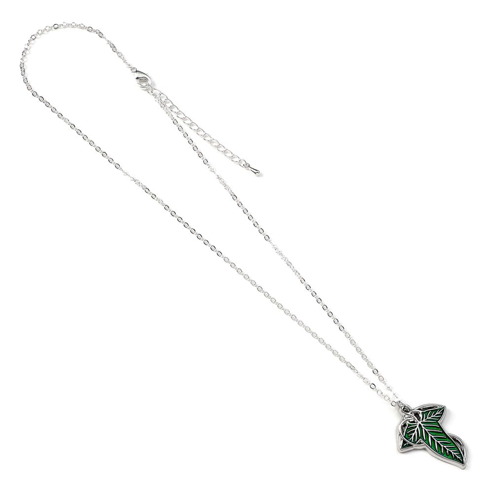 Le Seigneur des Anneaux pendentif et collier argent The Leaf of Lorien
