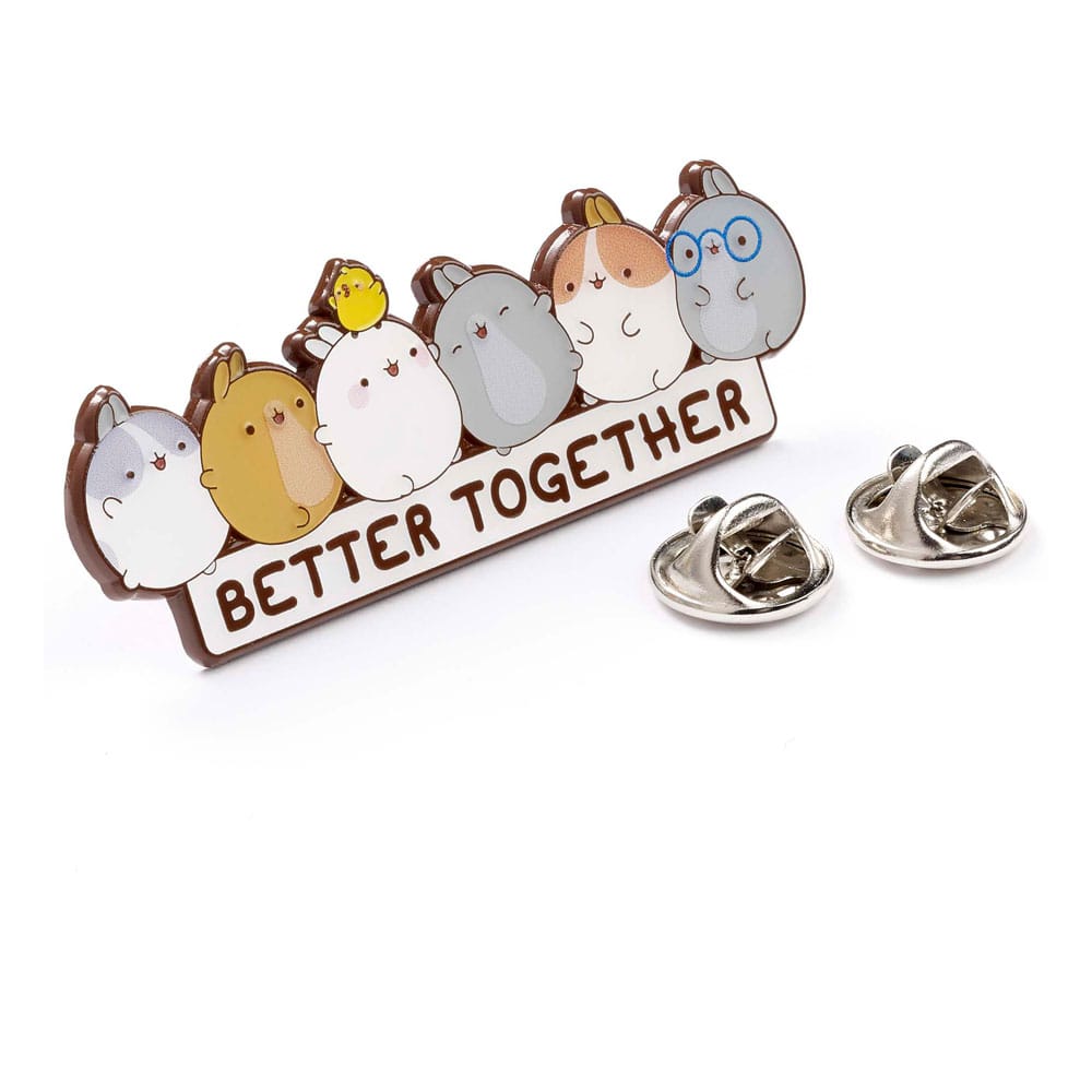 Molang Badge à épingle Better Together