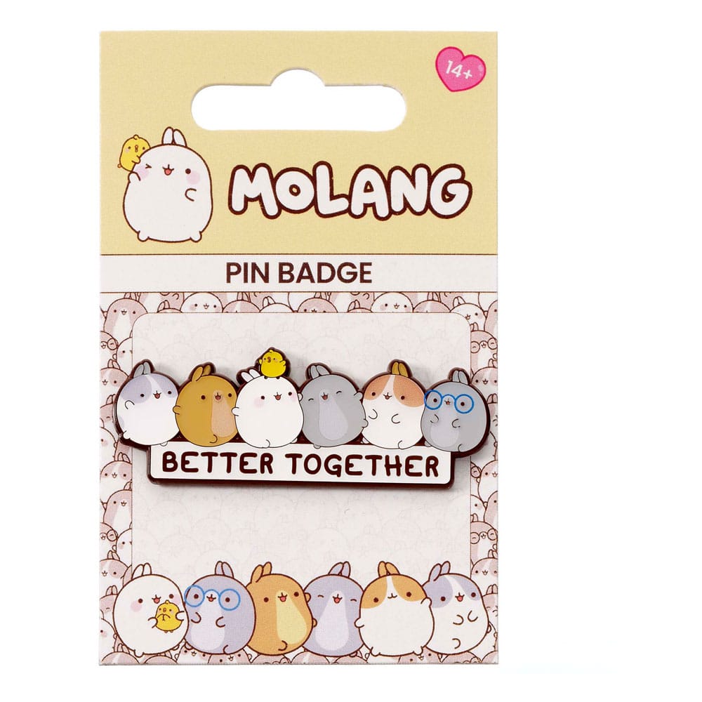 Molang Badge à épingle Better Together
