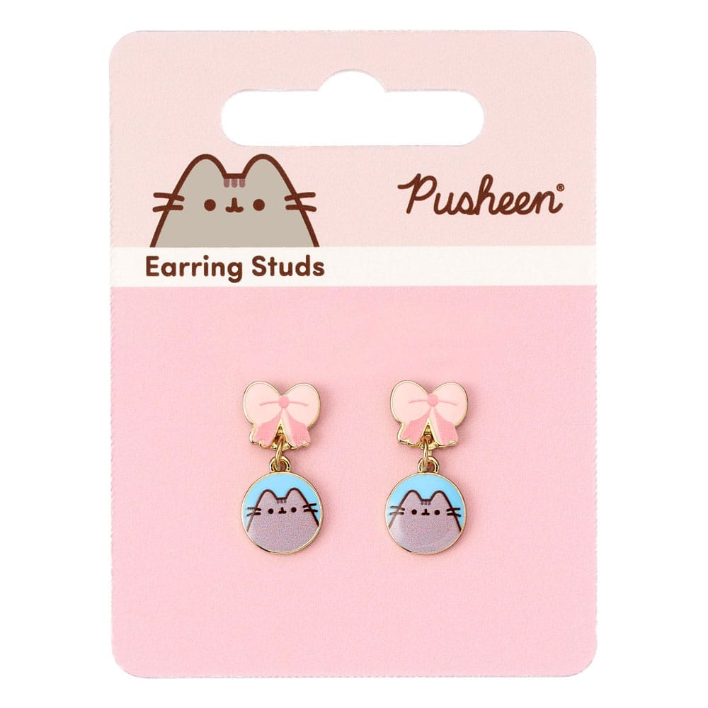 Pusheen boucles d´oreilles Drop Pink Bows