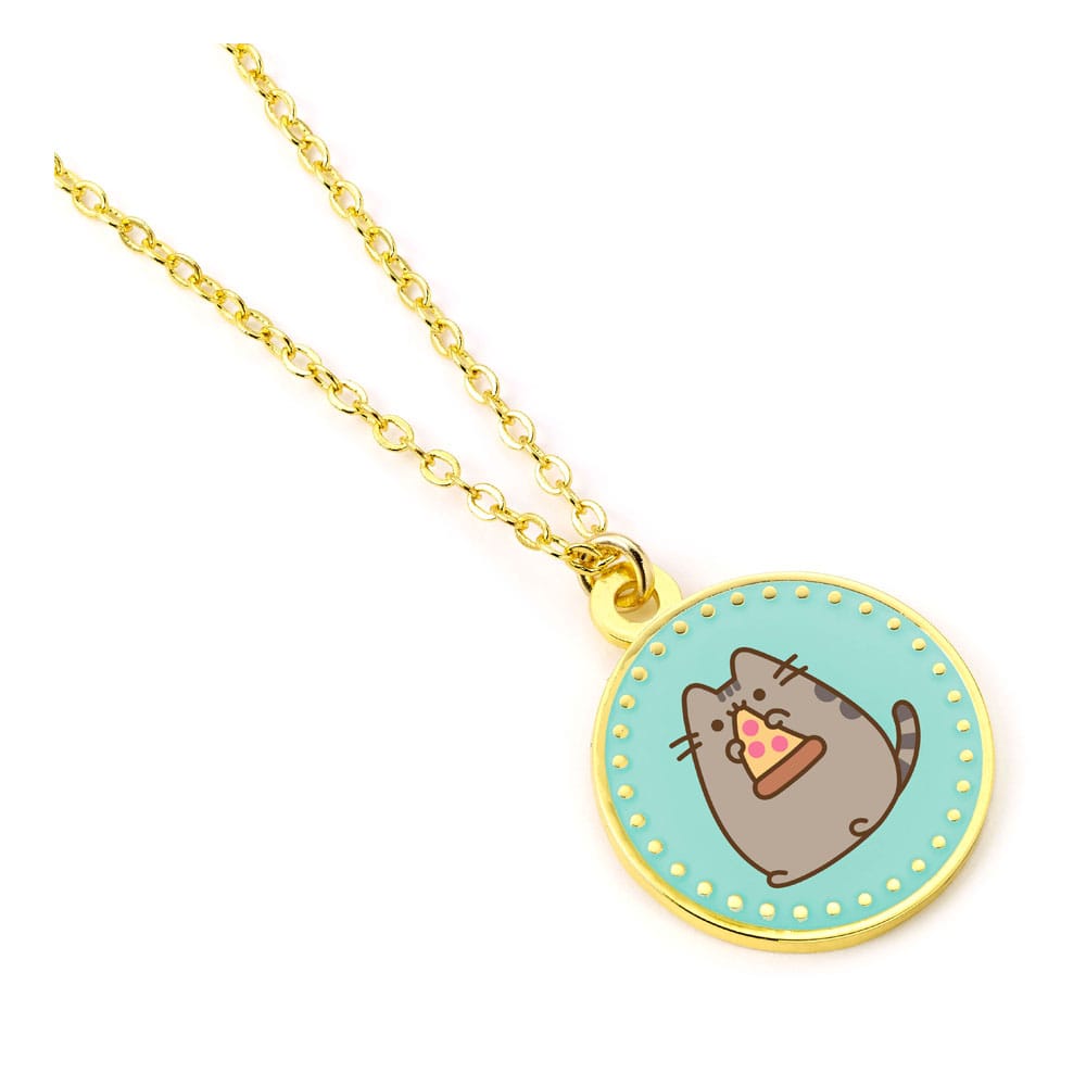 Pusheen pendentif et collier argent Blue Pizza
