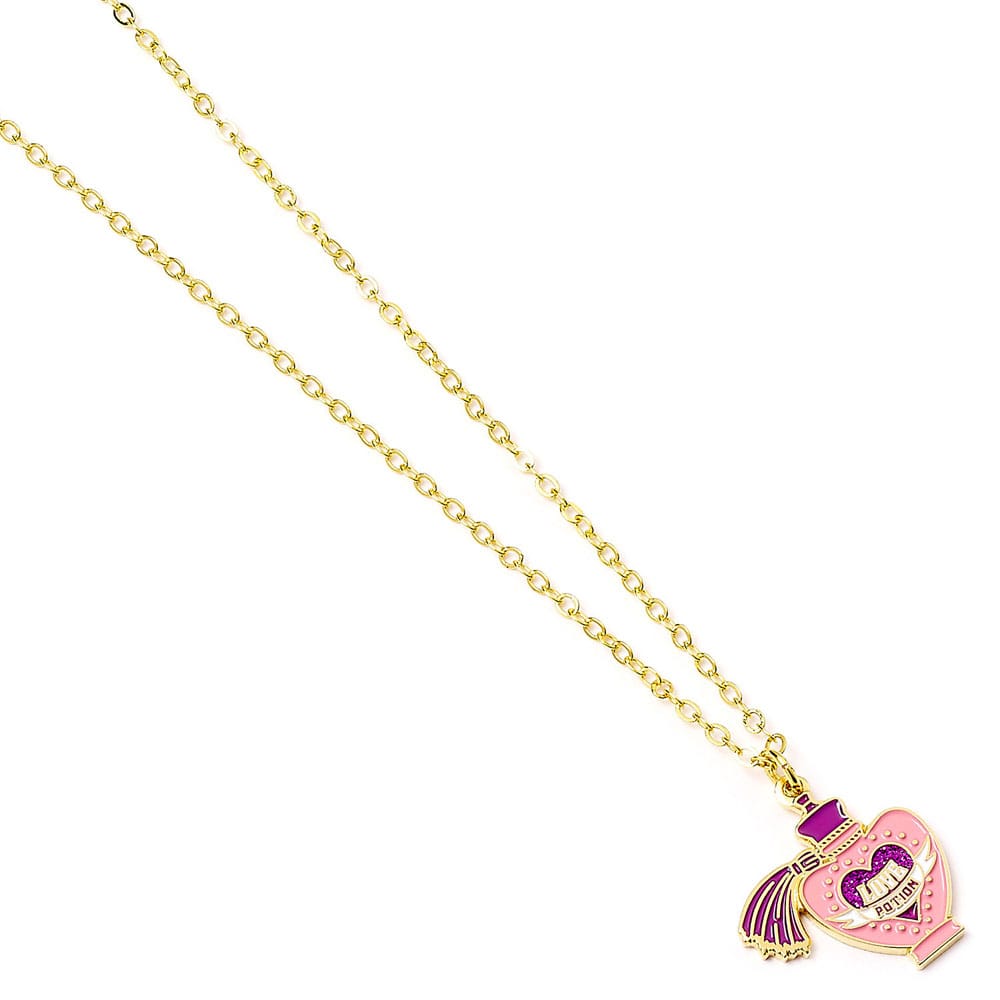 Harry Potter pendentif et collier plaqué or Love Potion