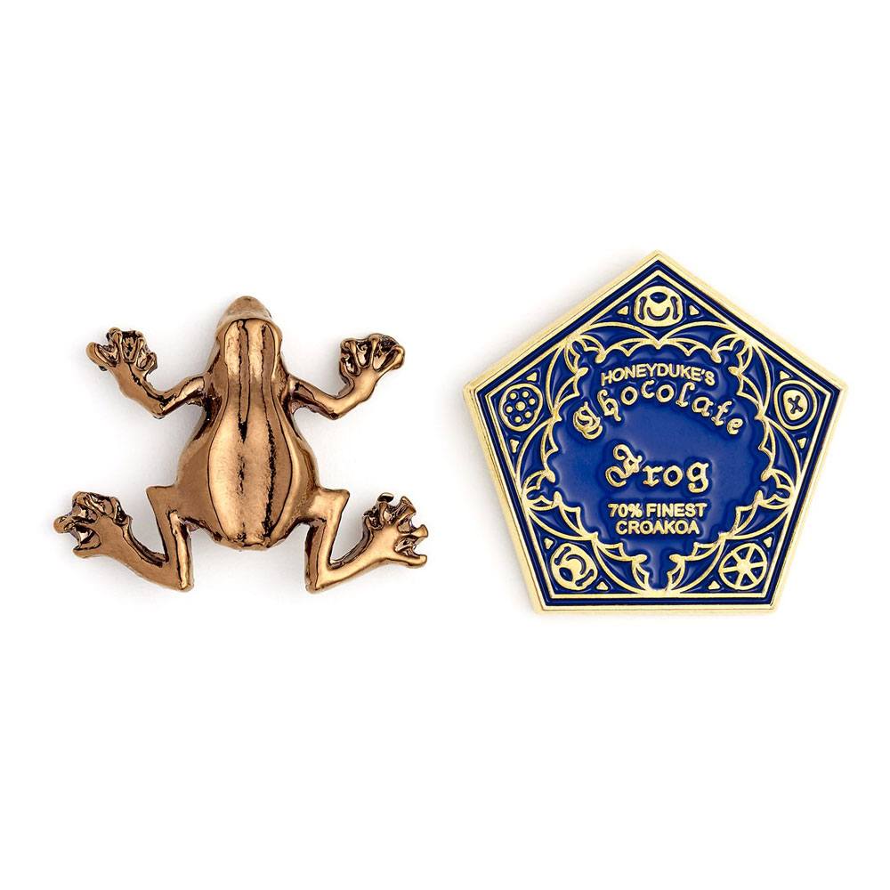 Harry Potter - Badge épingle Chocogrenouille et sa boîte