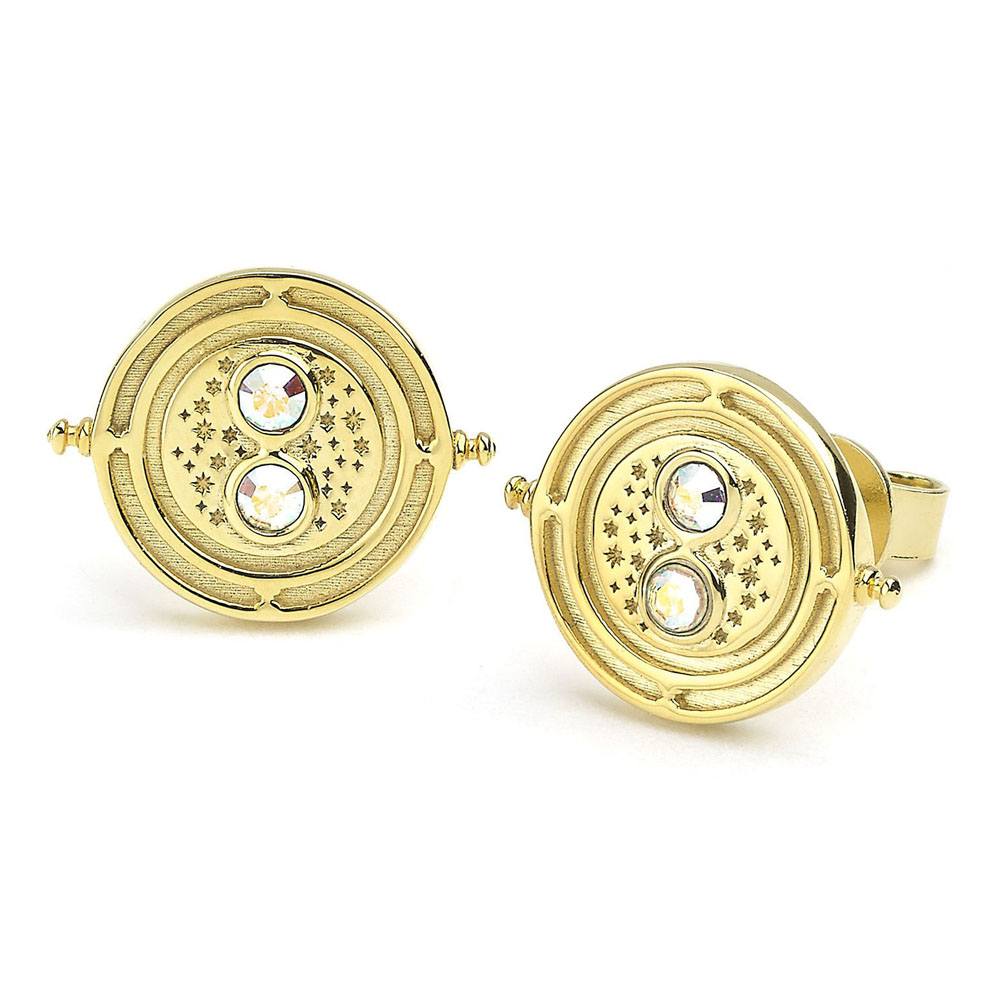 Harry Potter boucles d´oreilles Retourneur de Temps (plaqué or)