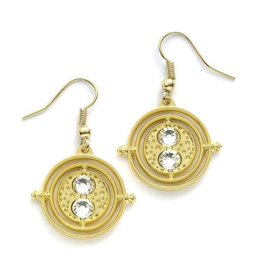 Harry Potter boucles d'oreille Time Turner (plaquées or)