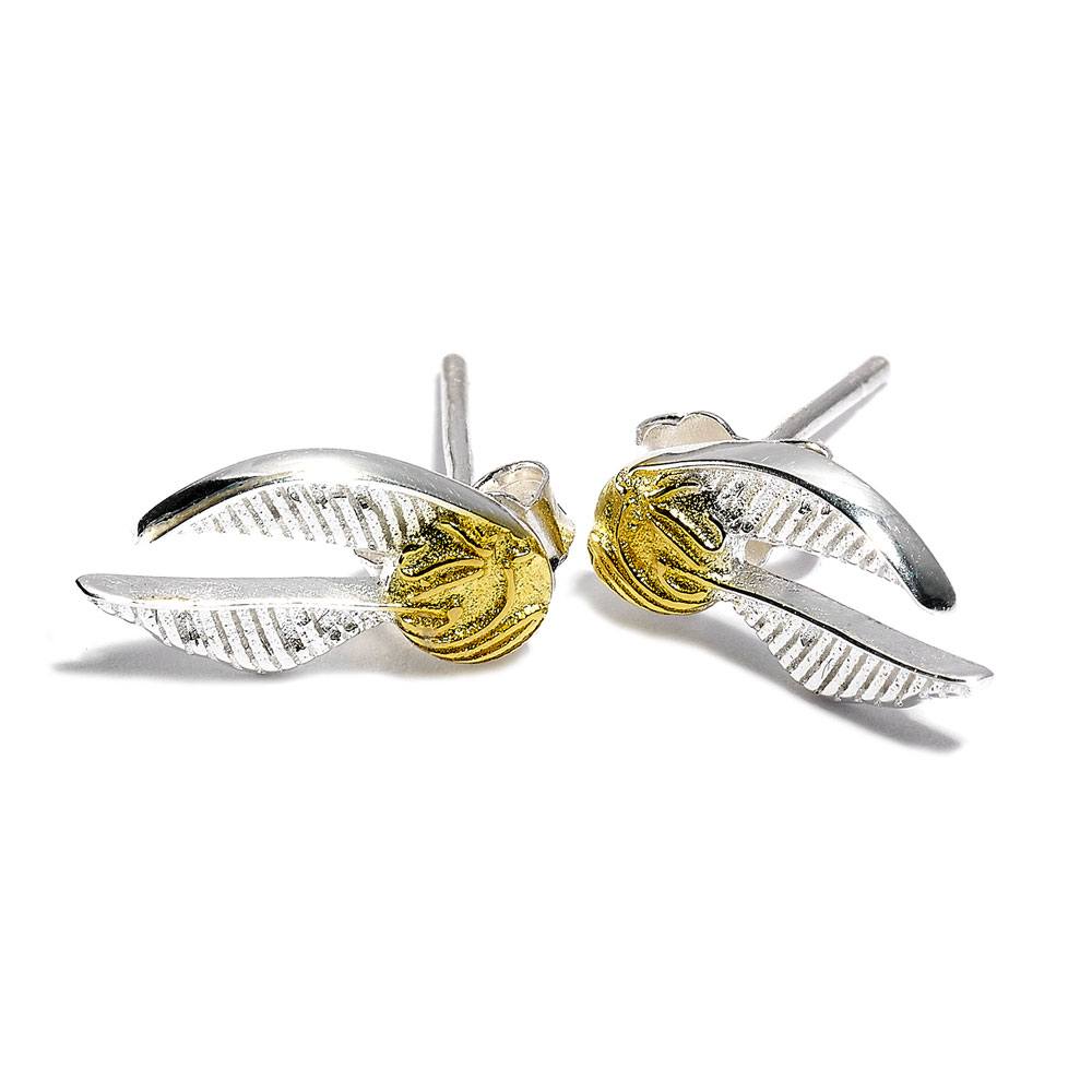 Harry Potter boucles d'oreille Golden Snitch (plaquées argent)