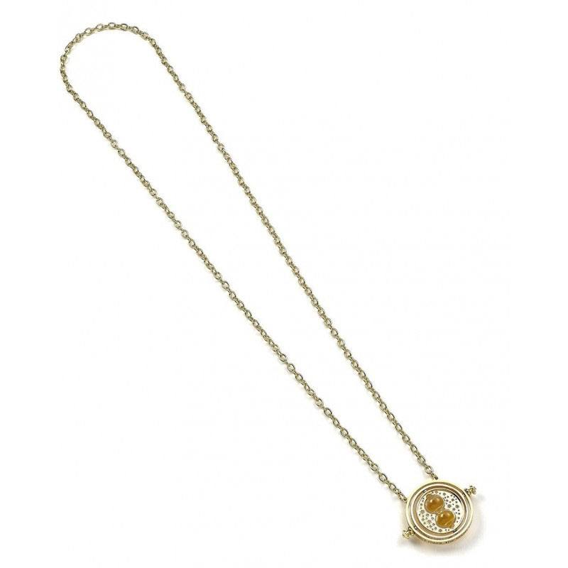 Harry Potter pendentif et collier Spinning Time Turner (plaqué or)