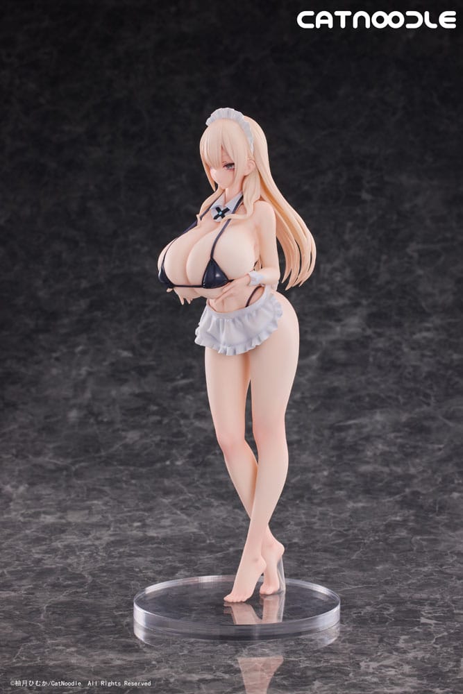 Original Character statuette PVC 1/6 Dosukebe Bikini wo Kitekureru Juujun na Maid-san Illustration by Himuka Yuzuki 27 cm