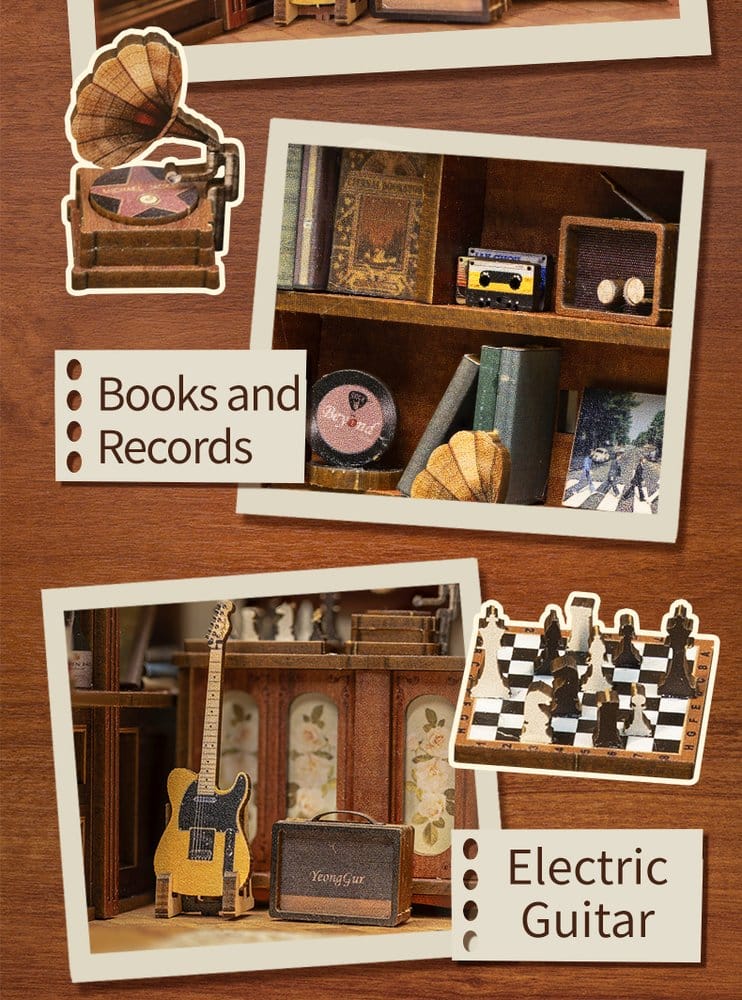Maquette Book Nook The Secret Rhythm 23 x 11 cm