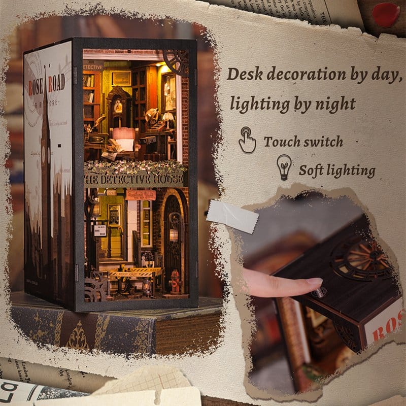 Maquette Book Nook Rose Detective Agency 23 x 11 cm