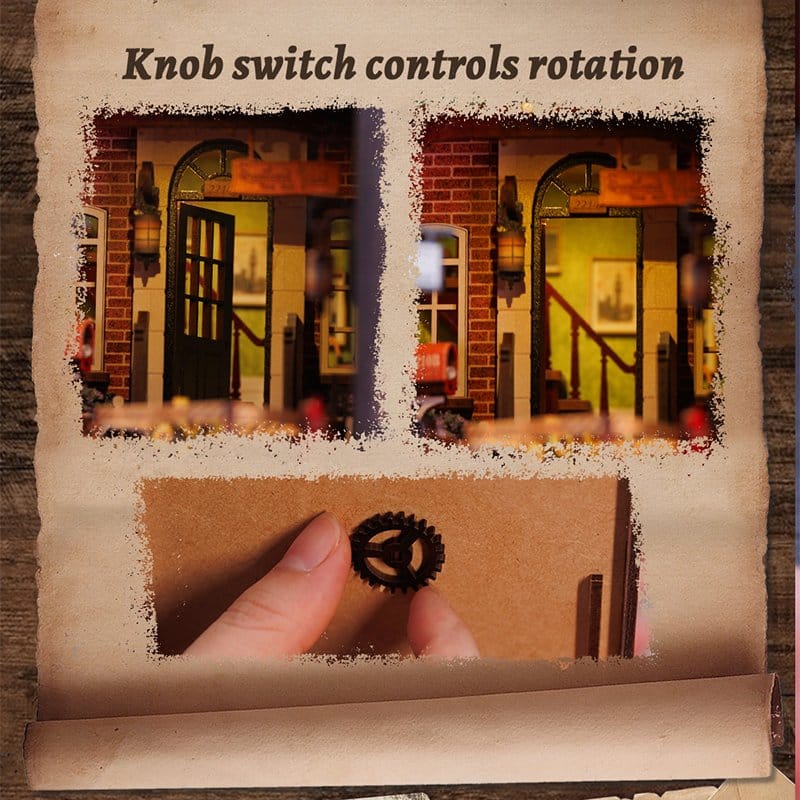 Maquette Book Nook Rose Detective Agency 23 x 11 cm