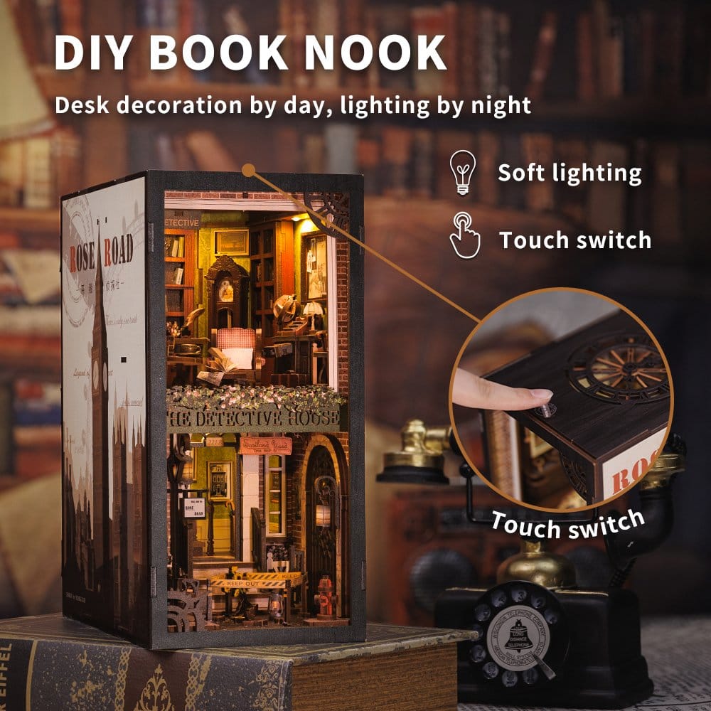 Maquette Book Nook Rose Detective Agency 23 x 11 cm