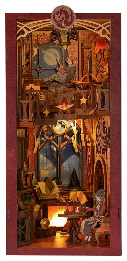 Maquette Book Nook Flame Common Room 23 x 11 cm