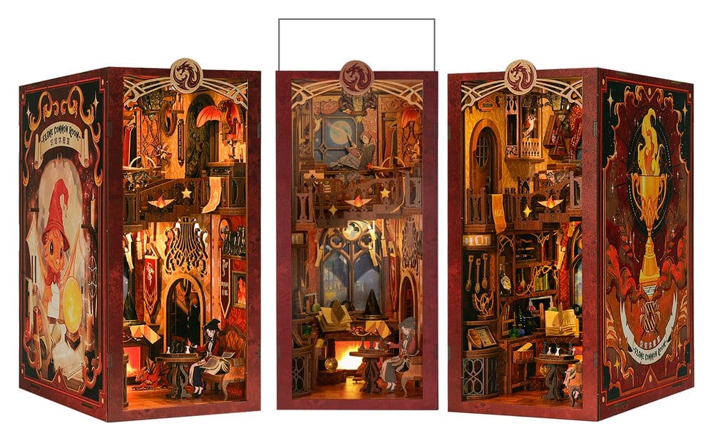 Maquette Book Nook Flame Common Room 23 x 11 cm