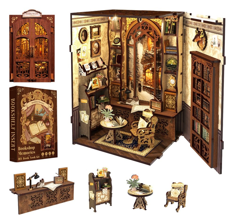 Maquette Book Nook Bookshop Memories 17 x 10 cm
