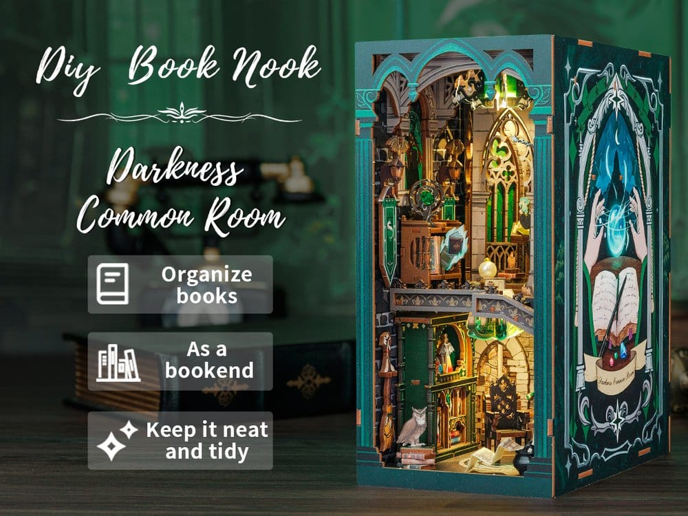 Maquette Book Nook Darkness Common Room 23 x 11 cm
