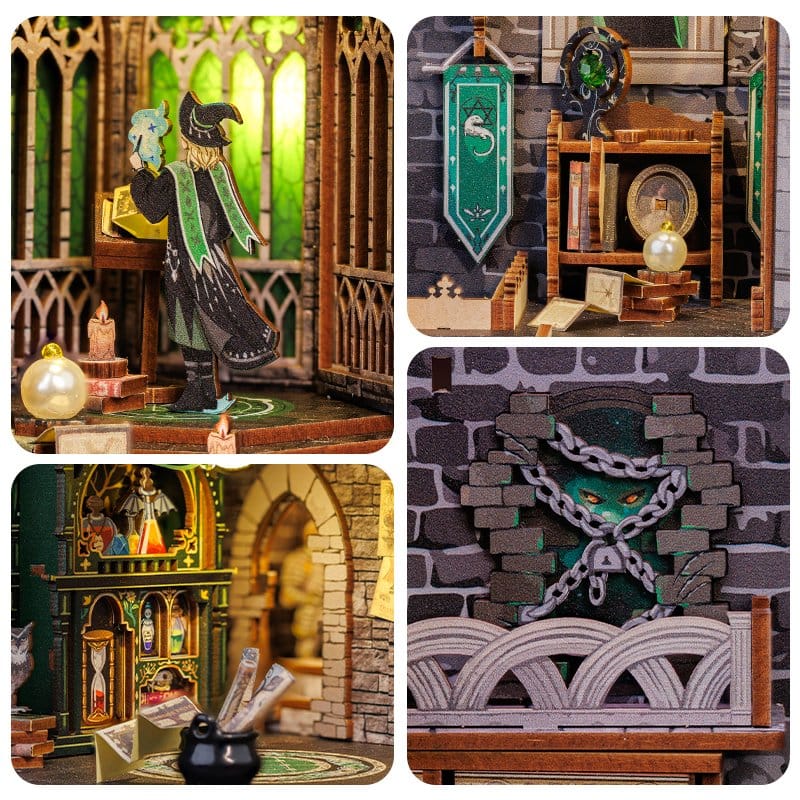 Maquette Book Nook Darkness Common Room 23 x 11 cm