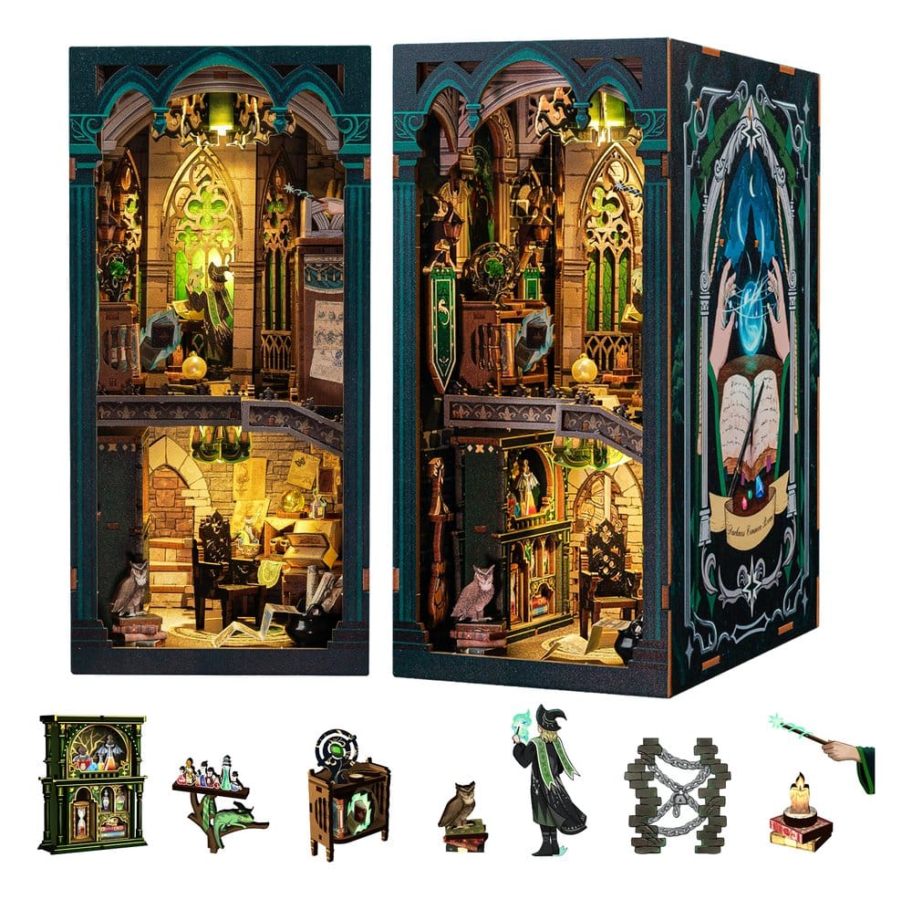 Maquette Book Nook Darkness Common Room 23 x 11 cm