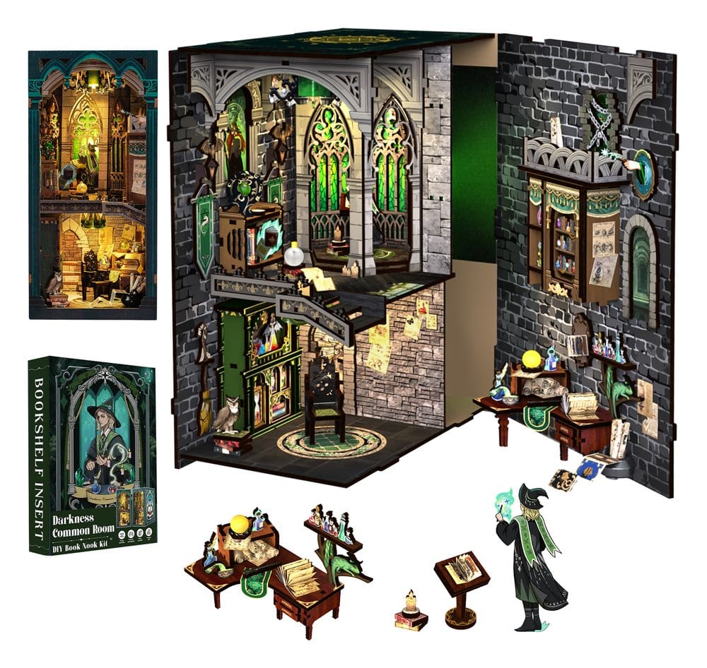 Maquette Book Nook Darkness Common Room 23 x 11 cm