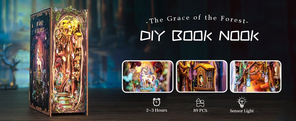 Maquette Book Nook The Grace of Forest 22 x 8 cm