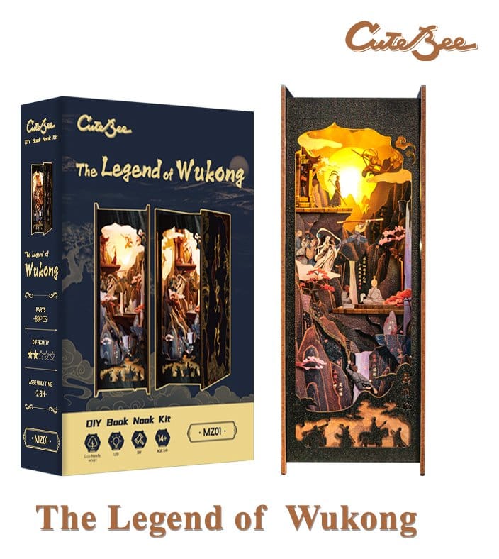 Maquette Book Nook The Legend of Wukong 22 x 8 cm