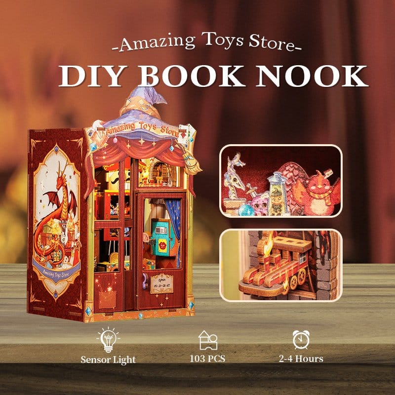 Maquette Book Nook Amazing Toy Store 17 x 12 cm
