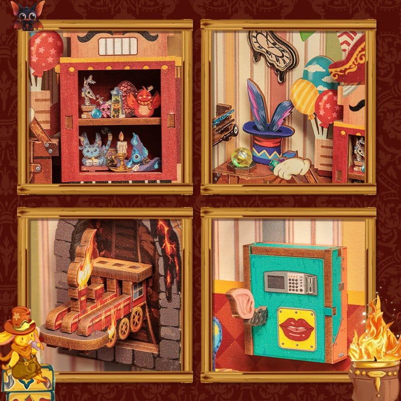 Maquette Book Nook Amazing Toy Store 17 x 12 cm