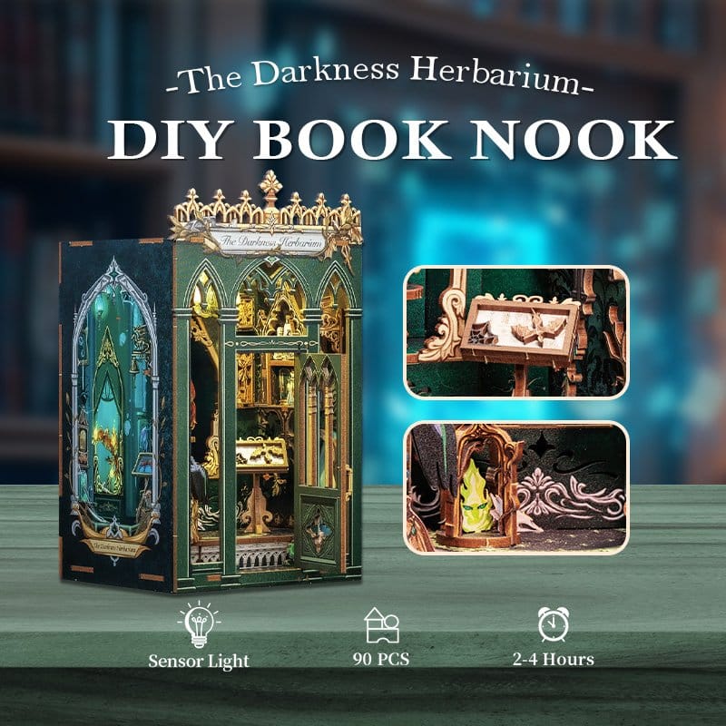 Maquette Book Nook The Darkness Herbarium 17 x 12 cm