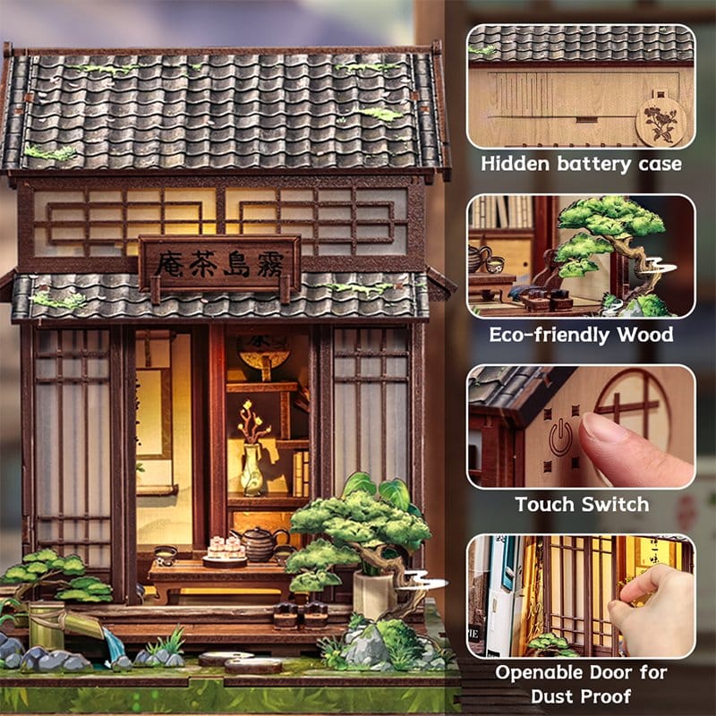 Maquette Miniature House Kirishima Cha-an 19 x 14 cm
